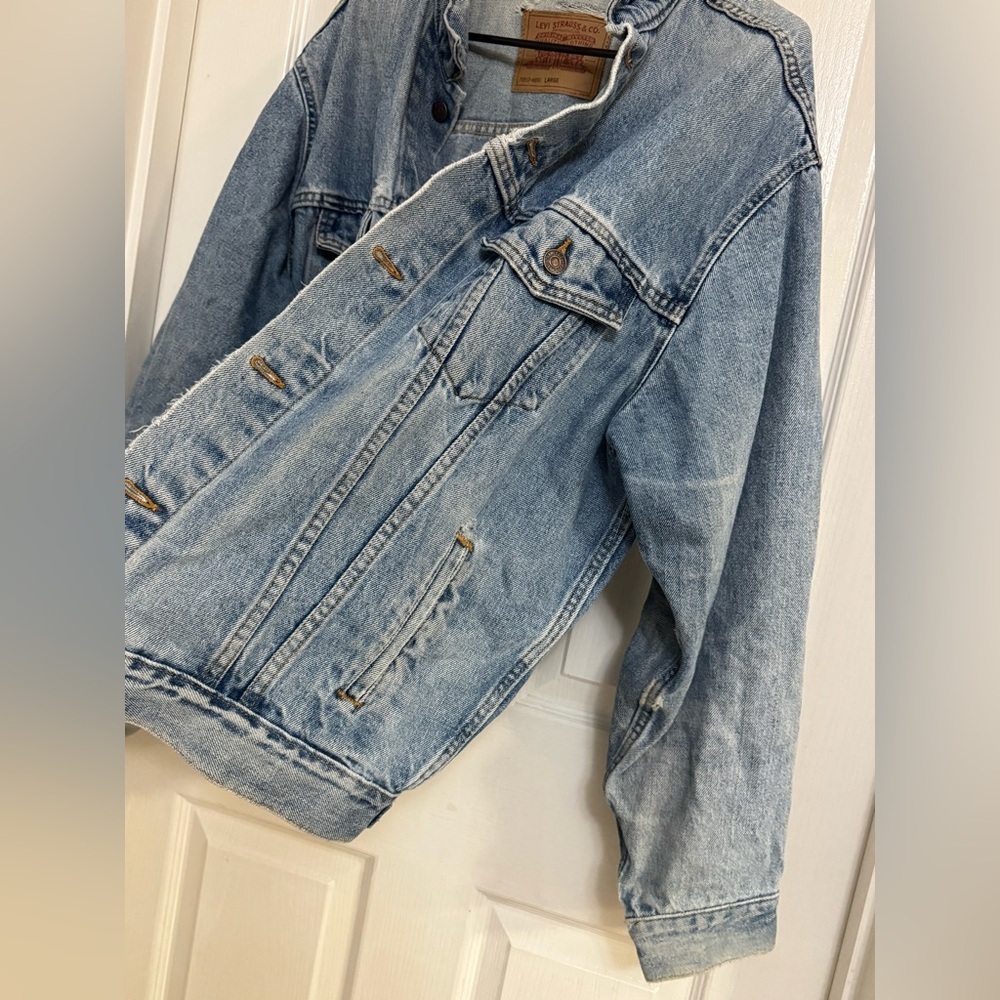 Vintage Levi’s 70507-4890 Denim Trucker Jacket Made in USA Size Large - Picture 8 of 16
